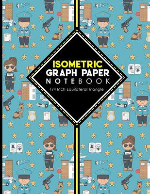 Isometric Graph Paper Notebook: 1 Inch Equilateral Triangle: Equilateral  Triangle Drafting, Isometric Drawing Practice, Isometric Grid Paper Pad,  Cute (Paperback)