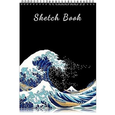 Cabreche Cute Sketchbook Top Spiral Bound Sketch Pad, 9 x 12 inch