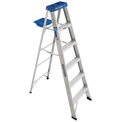 Louisville Ladder 6 ft. Aluminum Step Ladder with 250 lbs. Load Capacity  Type I Duty Rating - Yahoo Shopping