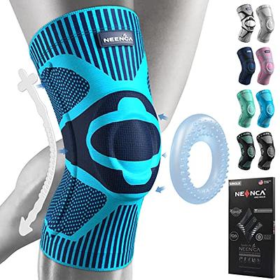 2 Pack Knee Support Knee Brace with Patella Gel Pads & Side