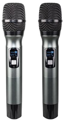 WENWEN Wireless Microphone System 6 Channel Microphones Pro UHF 6 Handheld  Mic Karaoke DJ Mic Karaoke System 6 Whole Metal Mic Karaoke System Church