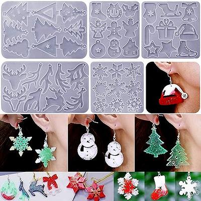 ZQYSING (5 Pack) Resin Earring Molds, Resin Jewelry Molds Christmas  Silicone Pendant Molds for Women Girls Epoxy Resin Christmas Pendant -  Yahoo Shopping