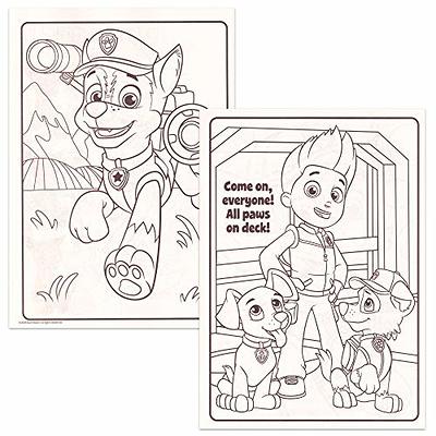 2 Pack Paw Patrol Coloring Books Jumbo Color Activity Great Gift Kids All Ages