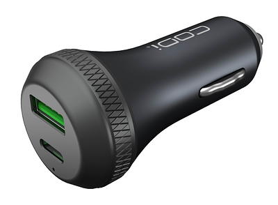 mophie Dual USB-C 40W PD Car Charger