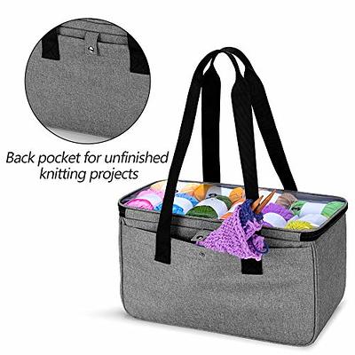 YARWO Crochet Hook Case Travel Organizer Holder for Crochet Hooks