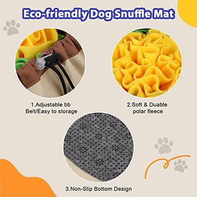 HOPET Snuffle Mat for Dogs Large Breed, Interactive Puzzle Dog Food Mat,  Easy