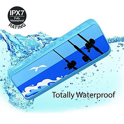 ZICOROOP Bluetooth Speakers,50W Portable Bluetooth Speaker with IPX7  Wireless Waterproof, Stereo Sound, Long-Lasting Battery,Handle,Crystal  Clear,Rich