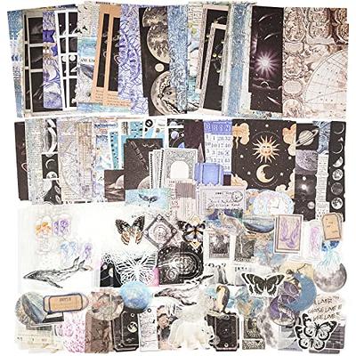 200 Pieces Vintage Scrapbook Supplies Pack for Junk Journal Planners DIY Paper Stickers Vintage Ephemera Pack Decoupage, Other