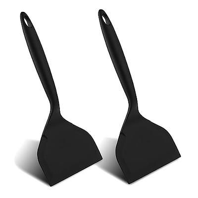 KITCHENAID SHORT BLACK SLOTTED SPATULA TURNER FLIPPER UTENSIL