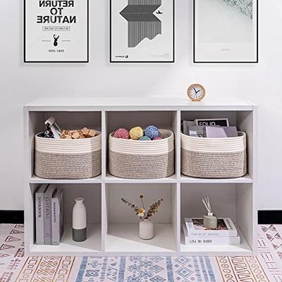 CubesLand Woven Basket for Shelves,Clothes Closet Storage Baskets