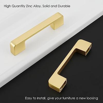 Asidrama 10 Pack 7.5 Inch(192mm) Champagne Bronze Kitchen Cabinet  Handles,Brushed Brass Cabinet Pulls Kitchen Cabinet Hardware for Cupboard  Gold