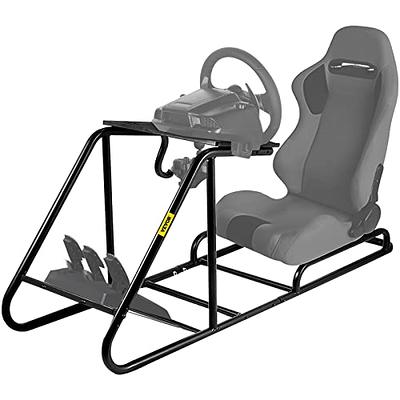 VEVOR Racing Simulator Cockpit Height Adjustable Racing Wheel Stand with  fit for Logitech G25, G27, G29, G920 Racing Wheel and Pedals Not Included