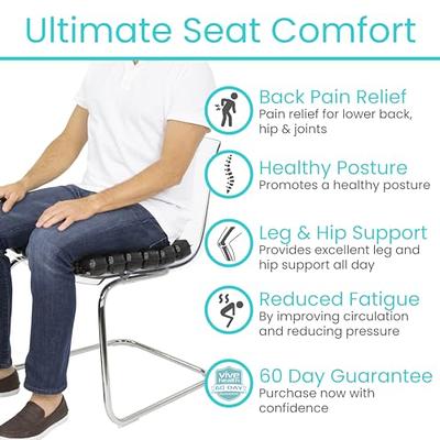 3D Air Cushion for Office Chair Car Seat Air Seat Cushion Back Cushion for  Relieving Back Sciatica Tailbone Pain Seat Pad