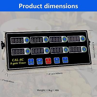 Digital Restaurant Home Kitchen Timer Loud Alarm Professional Cooking  Calculagraph Commercial Timing 8-Channel Reminder for French Fries Pizza  Bread Grilled Burger Coffee Countdown Machine - Yahoo Shopping