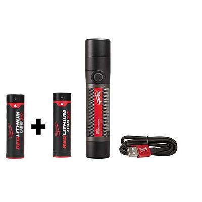 Husky 800 Lumens Dual Power LED Rechargeable Focusing Flashlight with  Rechargeable Battery and USB-C Cable Included HSKY800DPFL - The Home Depot