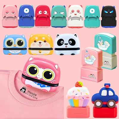 Personalized Kids Name Self-Inking Stamp, Camp Fabric School Uniform  Clothing Children's Seal, Cartoon Seal - Yahoo Shopping