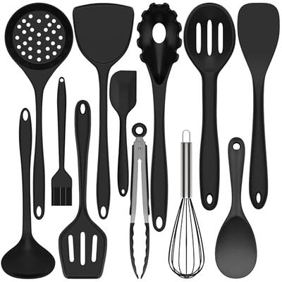 Umite Chef Kitchen Cooking Utensils Set, 33 pcs Non-Stick Utensils Spatula  Set with Holder, Black Wo…See more Umite Chef Kitchen Cooking Utensils Set