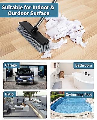 Push Broom Indoor Outdoor Floor Scrub Brush