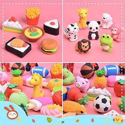 Food Erasers For Desk Pets, Puzzle Erasers, Take Apart Pencil