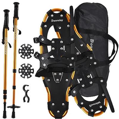 Foxelli Trekking Poles – 2-pc Pack Collapsible Lightweight Hiking