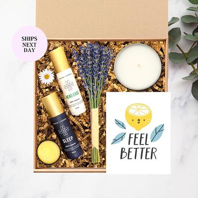  The Sick-Kit - 23 Feel Better Essentials Sick Days - The  Original Wellness Box - Get Well Soon Gift Set Baskets Adults - Care  Package 25 pc : Grocery & Gourmet Food