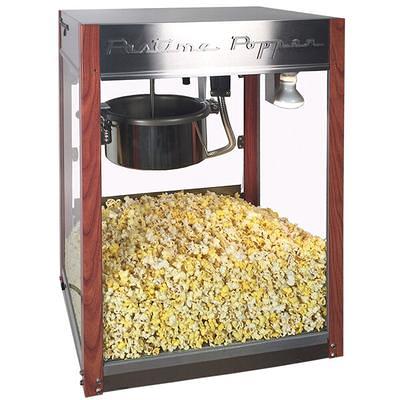 Galaxy 8 oz. Black Popcorn Machine / Popper - 120V