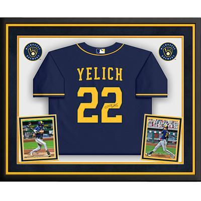 Men's Nike Christian Yelich White Milwaukee Brewers Alternate Replica Player Jersey