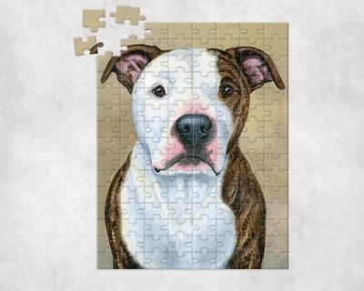 Pitbull Dog Puzzle 