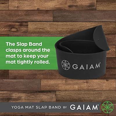 Gaiam Yoga Mat Strap Slap Band - Keeps Your Mat Tightly Rolled and