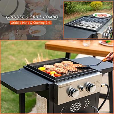 Electric Smokeless Indoor Grill with Non-Stick Tabletop Electric Griddle,  19 Teppanyaki Grills for BBQ Party Camping Cooking, Black