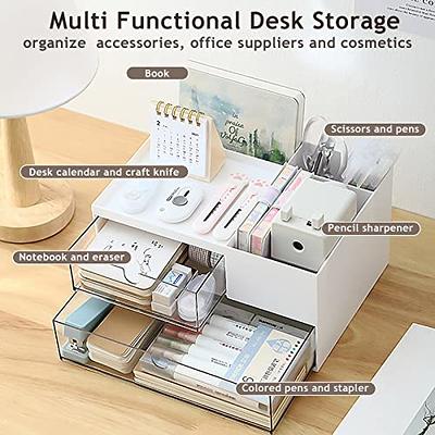 MAYGIBYE Desk Organizer Office Accessories, Pen Holder for Desk