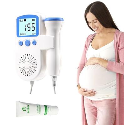 Baby Heartbeat Monitor Pregnancy Doppler Fetal Monitor for Pregnancy Easy  to Use