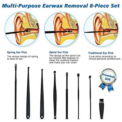 Ear Wax Removal Tool Electric Ear Cleaner Soft Earwax Removal Kit 5 Levels  Vacuum 3 In 1 Kit Ear Water Remover Tool Vacuum Cleaner For Kids Adult