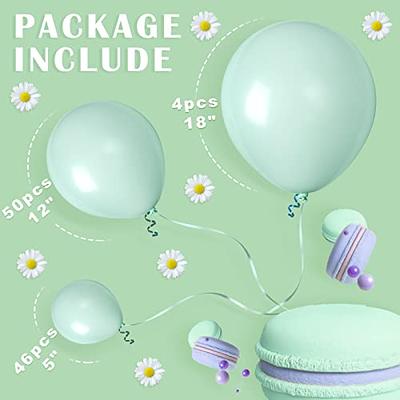  100 Pastel Balloons Assorted Colors & Size – Rainbow Birthday  Party Decorations – Macaron Balloons in Blue, Purple, Yellow, Green & Pink  – Matte Colored Supplies for Spring, Candy, Easter, 