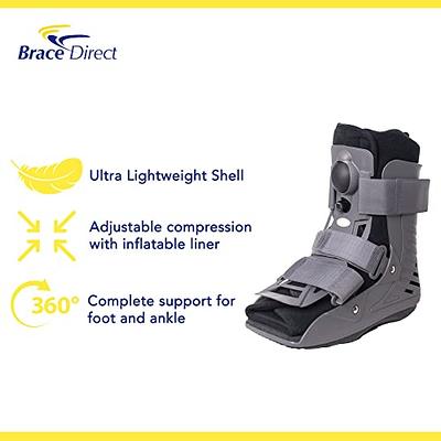 Brace Align Ultra Light Short Full Shell Walking Boot- Air Cast for Foot &  Ankle Injury, Sprained Ankle, Fracture, Broken Foot, Achilles Tendon  Injury, Post Surgery- Orthopedic Walker L4360, L4361 - Yahoo