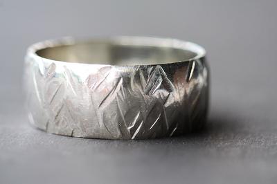 Sterling Silver Ring Wide Silver Band Chunky Silver Ring 