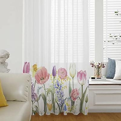 Velcro Window Curtain Panel 50x96 creamy-white