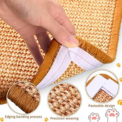 Cat Wall Scratcher Sisal Fabric,Cat Scratcher Wall Mount,Cat Scratching  Post for Indoor Cats,Cat Scratch Pad for Wall,Floor,Door,Window,with  Suction Cup and Adhesive Pad (Orange) - Yahoo Shopping
