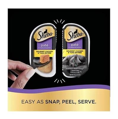 SHEBA chat real soup poulet pouch