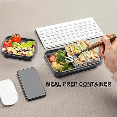 5 Pack 35.5oz Food Storage Containers 2 Compartments Glass Meal Prep  Containers with Lids for Adult Food Prep Containers with Divider Reusable Lunch  Bento Box Meal Prep Bowl - Yahoo Shopping