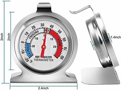 Classic Large Dial Temperature Thermometer for Refrigerator