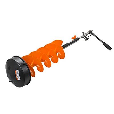 LENJKYYO Ice Drill Auger, 8 Diameter Nylon Ice Auger, Cordless