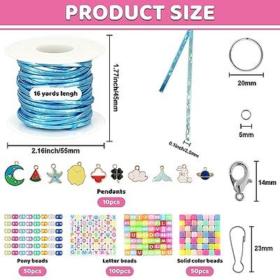 Lanyard Making Kit, Plastic String for Bracelets, Necklaces with