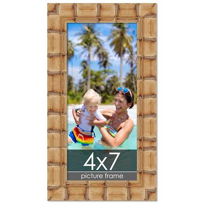 4x7 Bamboo Natural Complete Wood Picture Frame with UV Acrylic, Foam Board  Backing, & Hardware - Yahoo Shopping