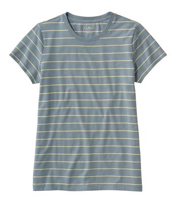 Women's Soft Stretch Supima Tee, Scoopneck Long-Sleeve at L.L. Bean