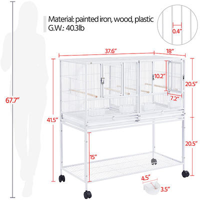 47-inch Flight Cage For Parakeets – Topeakmart