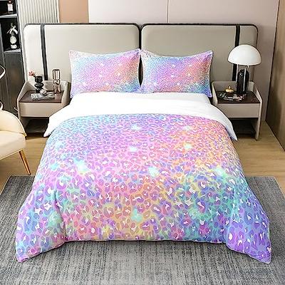 MOTNTD Floral Duvet Cover Twin Soft Cotton Bedding Set Twin