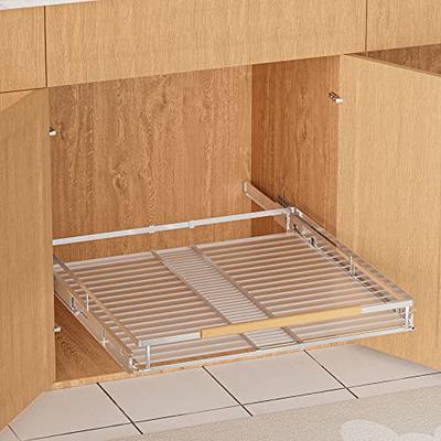 SANNO Expandable Pull Out Drawer Organizer and Storage, Cabinet Pots Pans  Organizer Sliding Shelf Under Sink Shelf, Expandable Slide Out Shelves for  Home, Kitchen, Bathroom, Pantry, Closet(1pack) - Yahoo Shopping