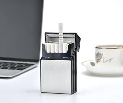 Waterproof Cigarette Case with Lighter ，16pcs Regular Cigarettes Container  Box, Airtight Holder Cases Smell Proof (Color : Black) - Yahoo Shopping