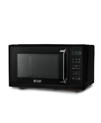 Commercial Chef 0.7 Cu. ft. Countertop Microwave Oven, Black